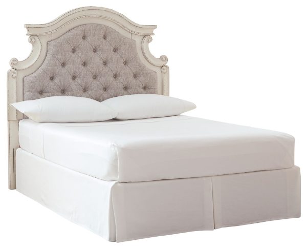 Realyn - Chipped White - Full UPH Panel Headboard Cheap