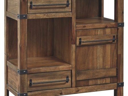 Roybeck - Light Brown   Bronze - Accent Cabinet For Sale