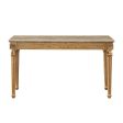 Daesha - Accent Table - Marble & Antique Gold Supply