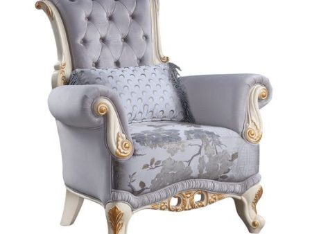 Galelvith - Chair - Gray Fabric Online Sale