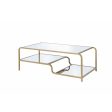 Astrid - Coffee Table - Gold & Mirror Supply