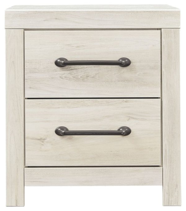 Cambeck - Whitewash - Two Drawer Night Stand Hot on Sale