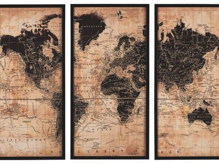 Pollyanna - Tan   Black - Wall Art Set (Set of 3) Sale