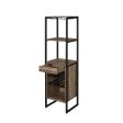 Narik - Wine Cabinet - Weathered Oak Discount