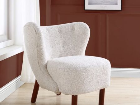 Zusud - Accent Chair - White Teddy Sherpa Supply