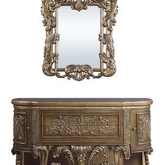 Constantine - Mirror - Brown & Gold Finish Sale