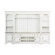 Magnolia Manor - Entertainment Center With Piers - White For Discount