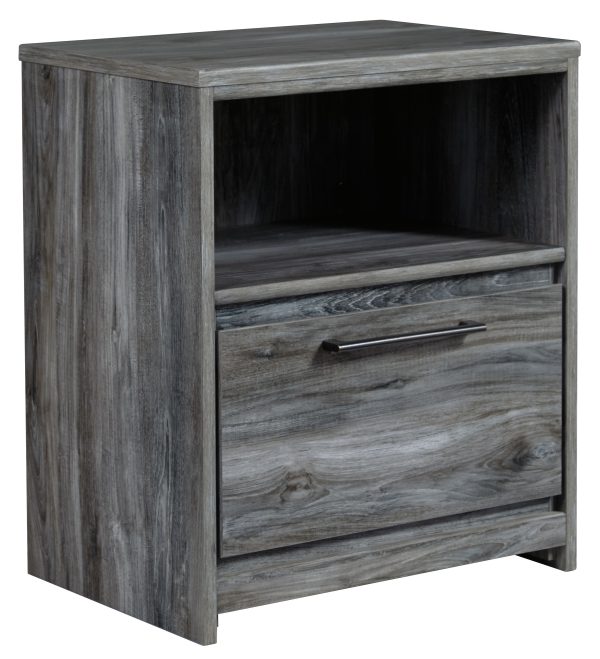 Baystorm - Gray - One Drawer Night Stand Online Sale