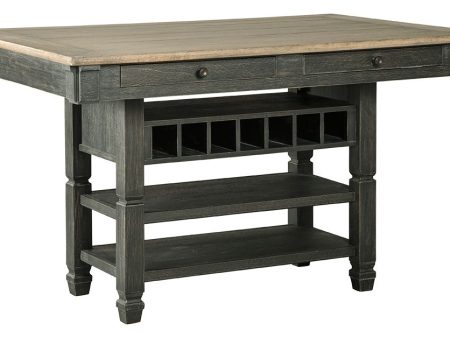 Tyler - Black   Gray - Rectangular Dining Room Counter Table Discount