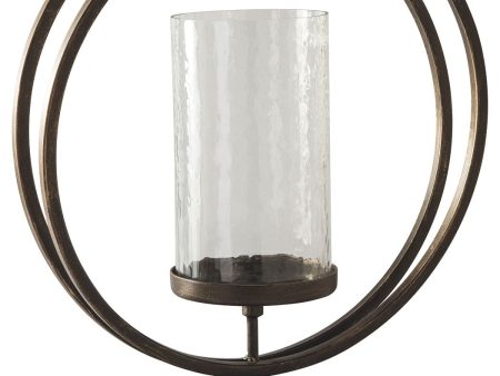 Jalal - Antique Gold Finish - Candle Holder For Cheap