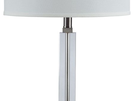 Deccalen - Clear   Silver Finish - Crystal Table Lamp Cheap