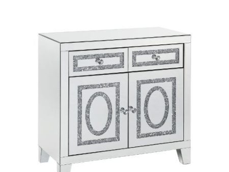 Noralie - Cabinet - Mirrored & Faux Diamonds Hot on Sale