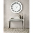 Noralie - Wall Clock - Mirrored & Faux Diamonds - 39  For Cheap