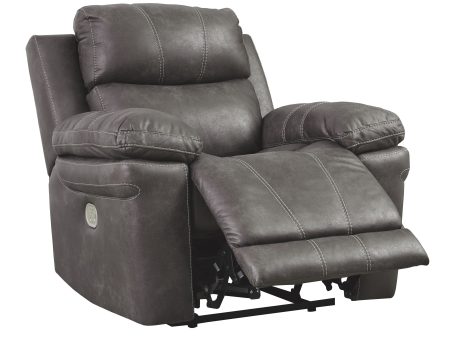 Erlangen - Dark Gray - PWR Recliner Adj Headrest Online Hot Sale