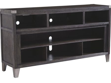 Todoe - Gray - LG TV Stand w Fireplace Option Hot on Sale