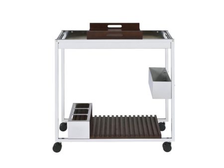 Lisses - Serving Cart - Chrome For Cheap