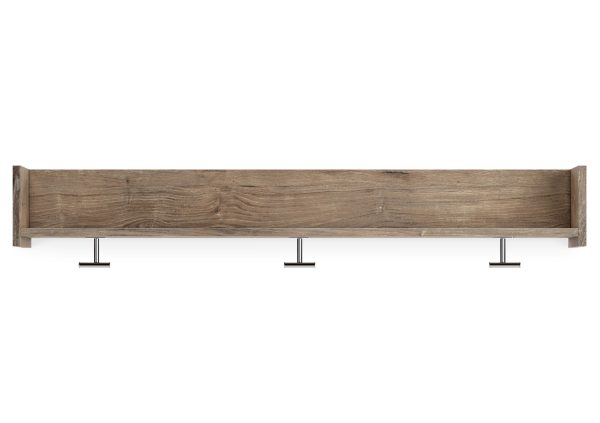 Oliah - Natural - Wall Mounted Coat Rack w Shelf Online