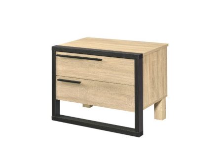 Erasto - Accent Table - Oak & Black Finish on Sale