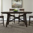 Double Bridge - Gathering Table Set - Dark Brown For Cheap