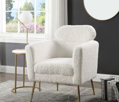 Connock - Accent Chair - White For Sale