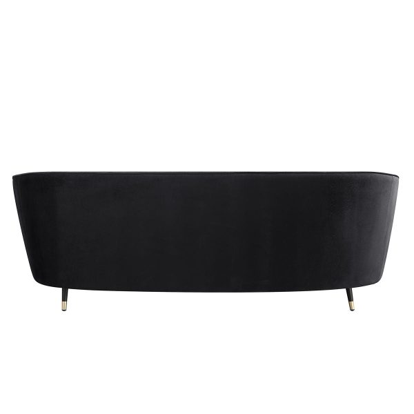 Achim - Sofa - Black Velvet Online