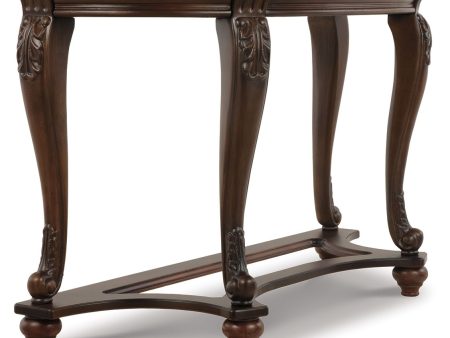 Norcastle - Dark Brown - Sofa Table For Discount