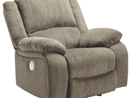 Draycoll - Pewter - Power Rocker Recliner Hot on Sale