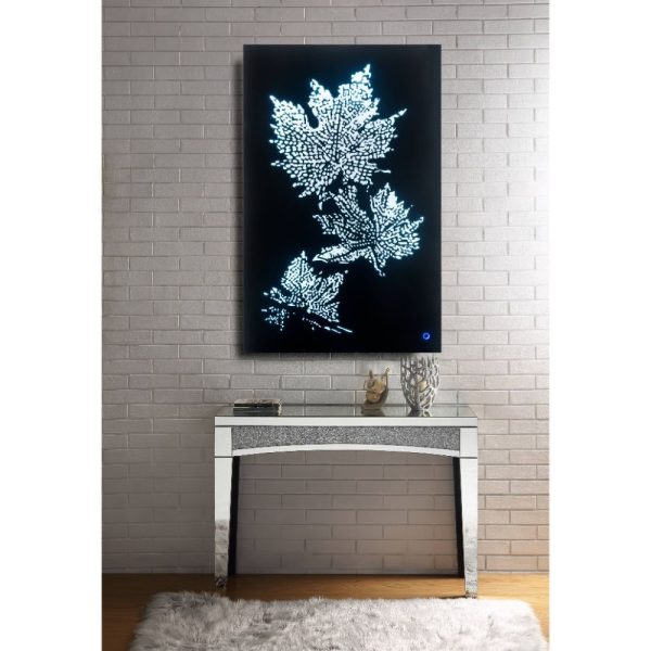 Hadrias - Wall Art - Smoky Glass & Faux Crystal Online