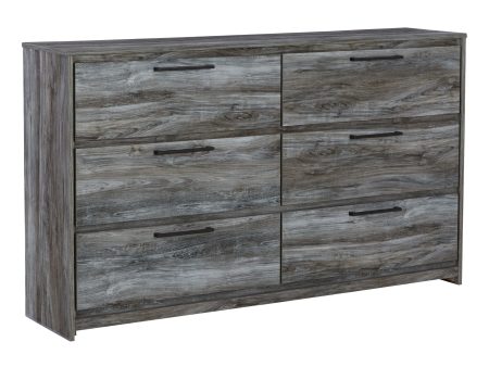 Baystorm - Gray - Six Smooth Drawer Dresser on Sale