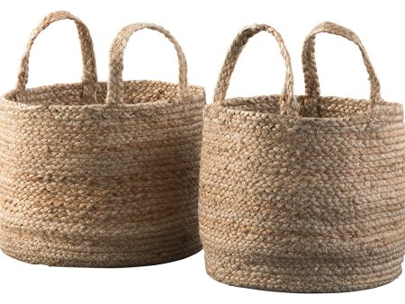 Brayton - Natural - Basket Set (Set of 2) For Cheap