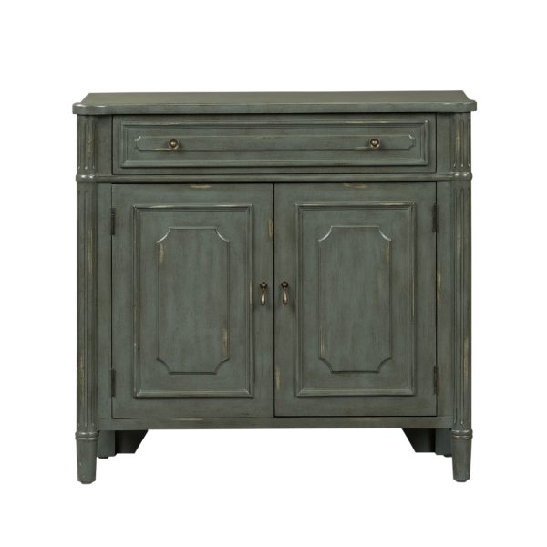 Madison Park - 1 Drawer 2 Door Accent Cabinet - Dark Gray Supply