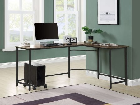 Acme - Dazenus - Computer Desk, Black Finish - Of00042 - Black & Oak Finish Hot on Sale