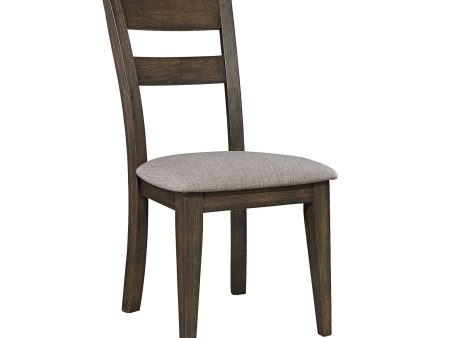 Double Bridge - Splat Back Side Chair - Dark Brown Hot on Sale