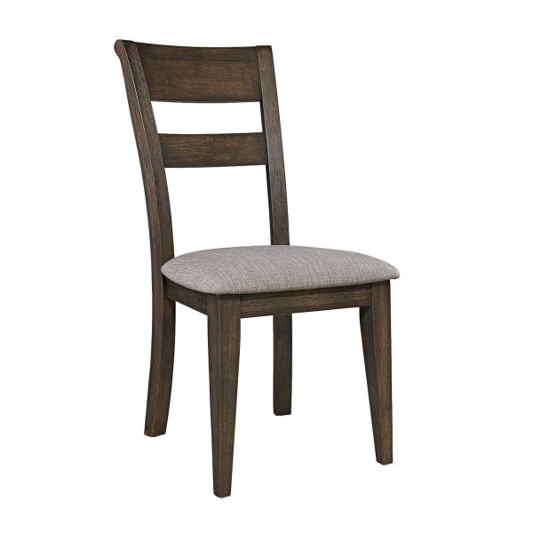 Double Bridge - Splat Back Side Chair - Dark Brown Hot on Sale