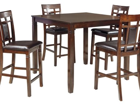 Bennox - Brown - DRM Counter Table Set (Set of 5) Supply