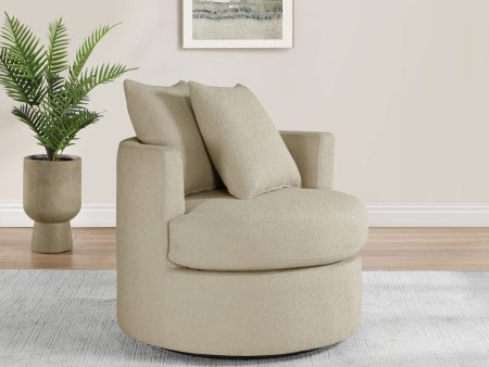 Debbie - Upholstered Swivel Accent Chair Discount