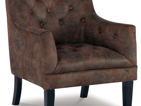 Drakelle - Mahogany - Accent Chair For Sale