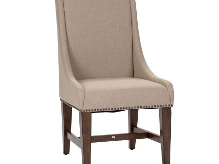 Armand - Upholstered Side Chair - Beige Cheap