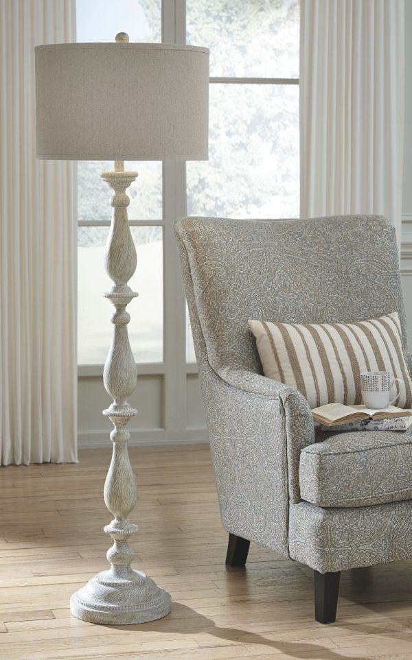 Bernadate - Whitewash - Poly Floor Lamp Online Hot Sale