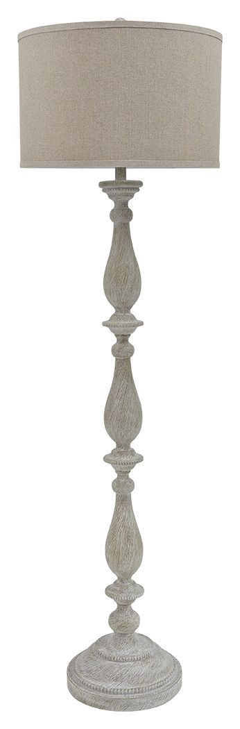 Bernadate - Whitewash - Poly Floor Lamp Online Hot Sale