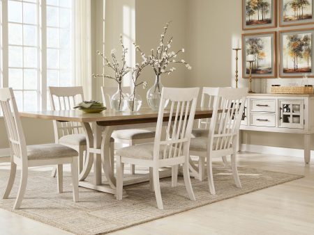 Shaybrock - Rectangular Dining Room Extension Table Set Fashion