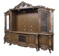 Latisha - Entertainment Center - Antique Oak Finish Online Sale