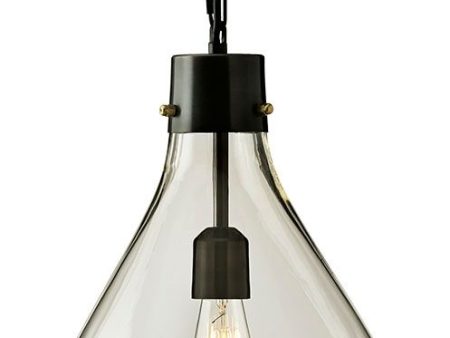 Avalbane - Clear   Gray - Glass Pendant Light Online Hot Sale