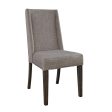 Double Bridge - Upholstered Side Chair - Dark Brown For Cheap