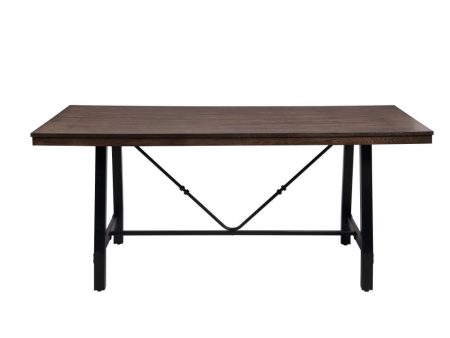 Mariatu - Bench - Oak & Black For Cheap