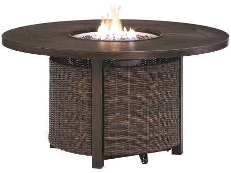 Paradise - Medium Brown - Round Fire Pit Table Online Hot Sale