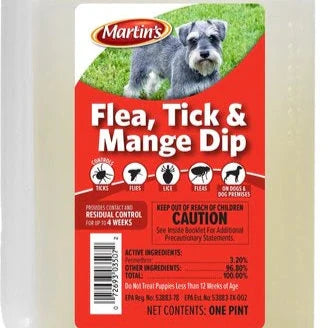 Martin s Flea, Tick & Mange Dip Dog Insecticide Concentrate Hot on Sale