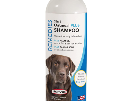 Durvet Naturals 3 in 1 Oatmeal Plus Shampoo For Sale