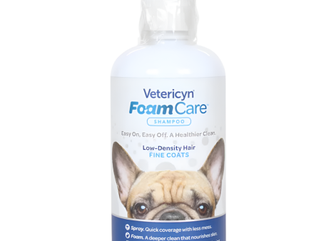 Vetericyn FoamCare Low Density Fine Coats Spray Shampoo Fashion